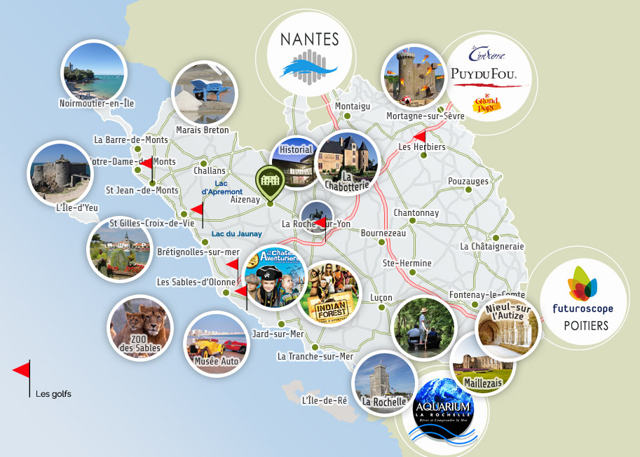 vendée tourisme • Voyages Cartes